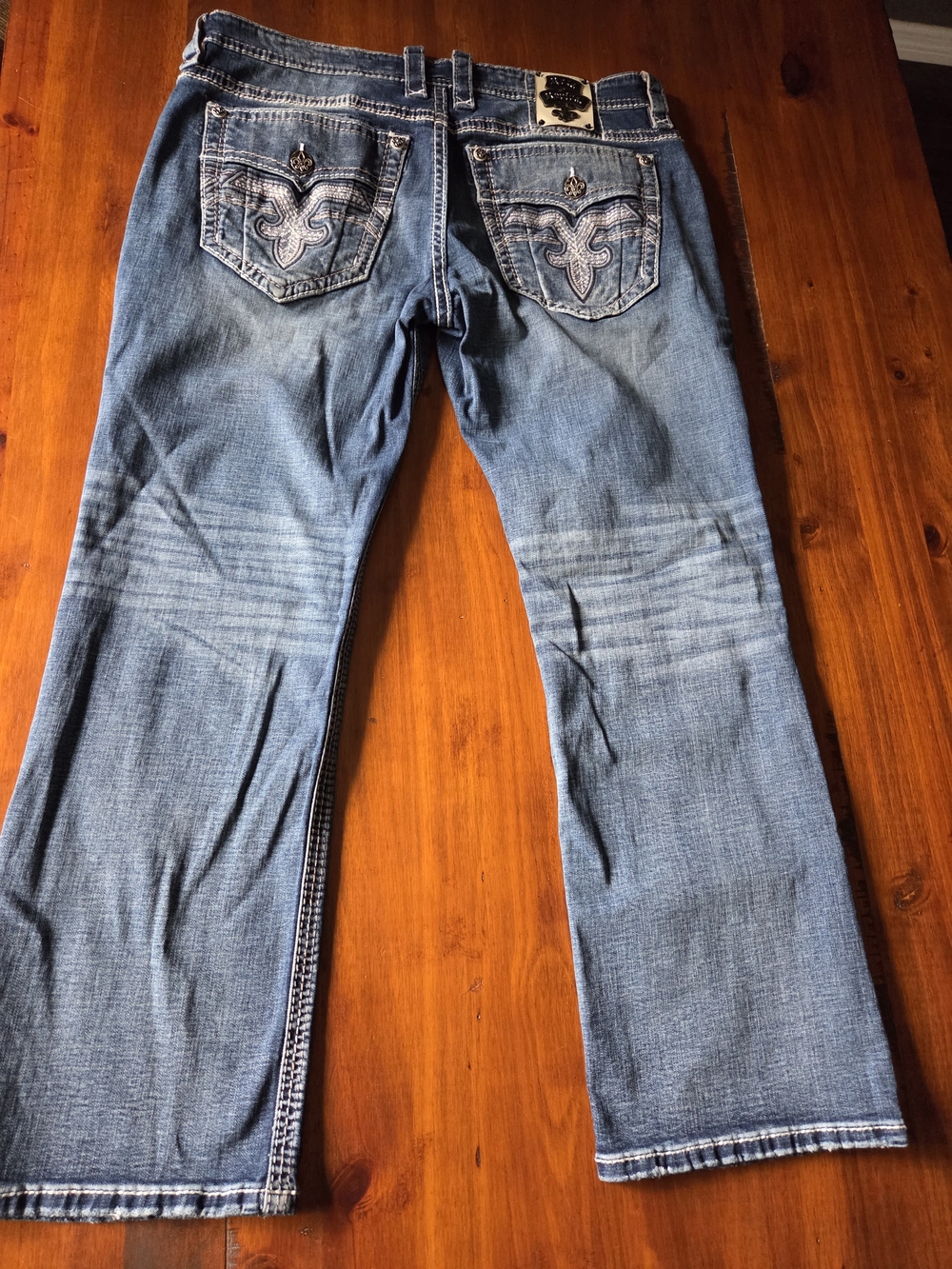 Rock Revival "Paris" Bootcut Denim Jeans (Size 38)
